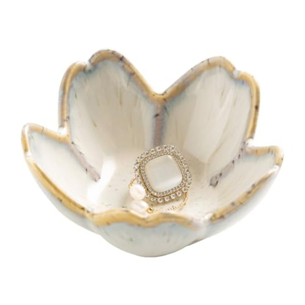 Flower Ring Holder Dish